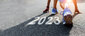 Junger Sprinter mit Neujahrsnummer 2023