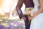 Hochzeit Paar Brautstrauß