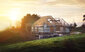 Baustelle Haus im Grünen